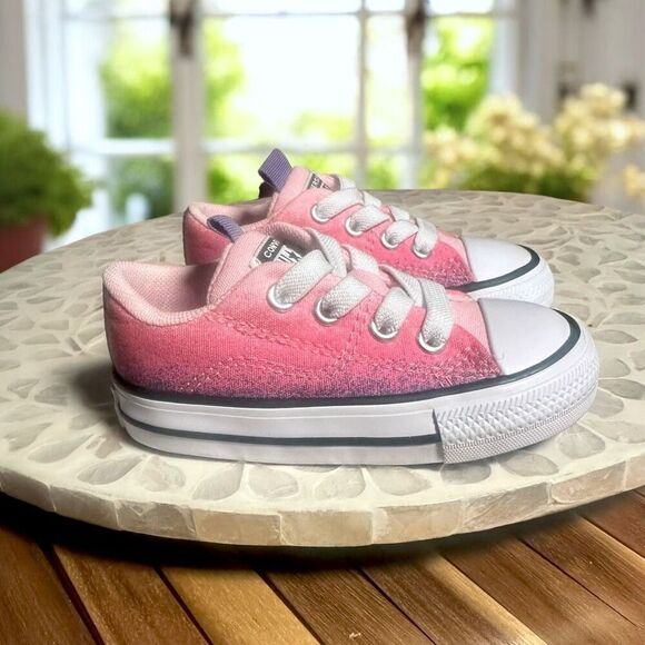 Converse Chuck Taylor All Star Rave Sneaker Toddler Size 5 Pink Purple Ombre New - Picture 16 of 16